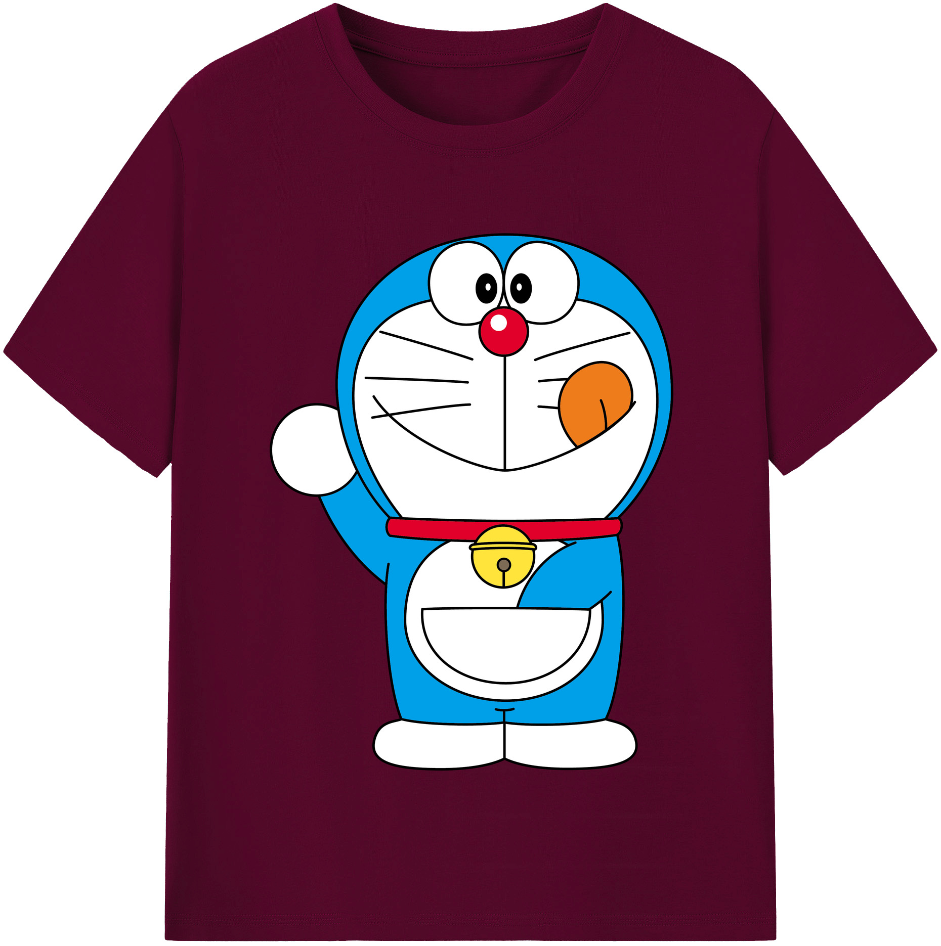 （画像用） ドラえもん Doraemon レディースカジュアルプリントTシャツ（綿100％）